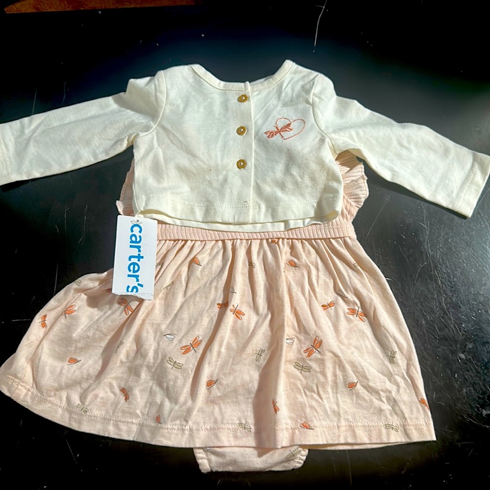 Dragonfly baby girl dress